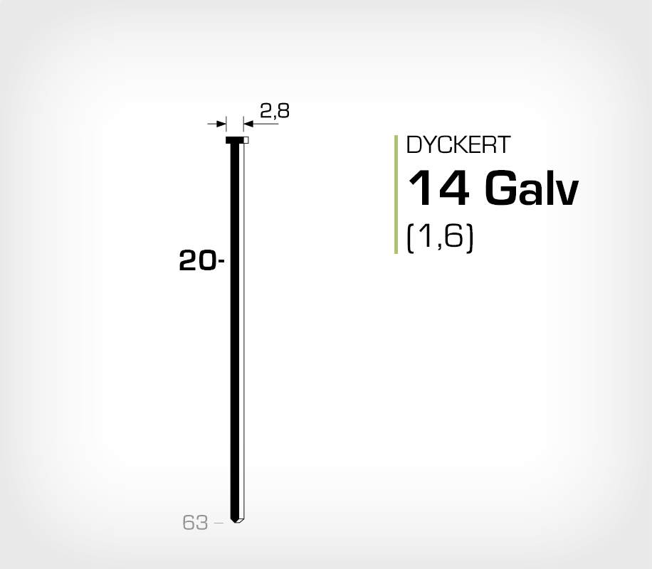 Dyckert 14/20 (SKN 16-20) Galv