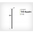 Dyckert 14/20 SS Rostfri (SKN 16-20 SS) - 4000 st /ask