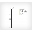 Dyckert 14/35 Vitlackerad (SKN 16-35) - 4000 st /ask