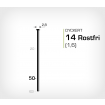 Dyckert 14/50 SS Rostfri (SKN 16-50 SS) - 4000 st /ask