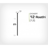 Dyckert rostfri 12/25 SS (SKN 12-25 SS)