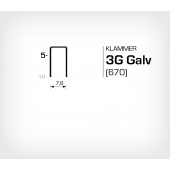 Klammer 3G/5 Elförzinkad Galv (670-05)