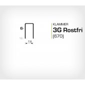 Klammer 3G/6 SS Rostfri (670-06 SS)