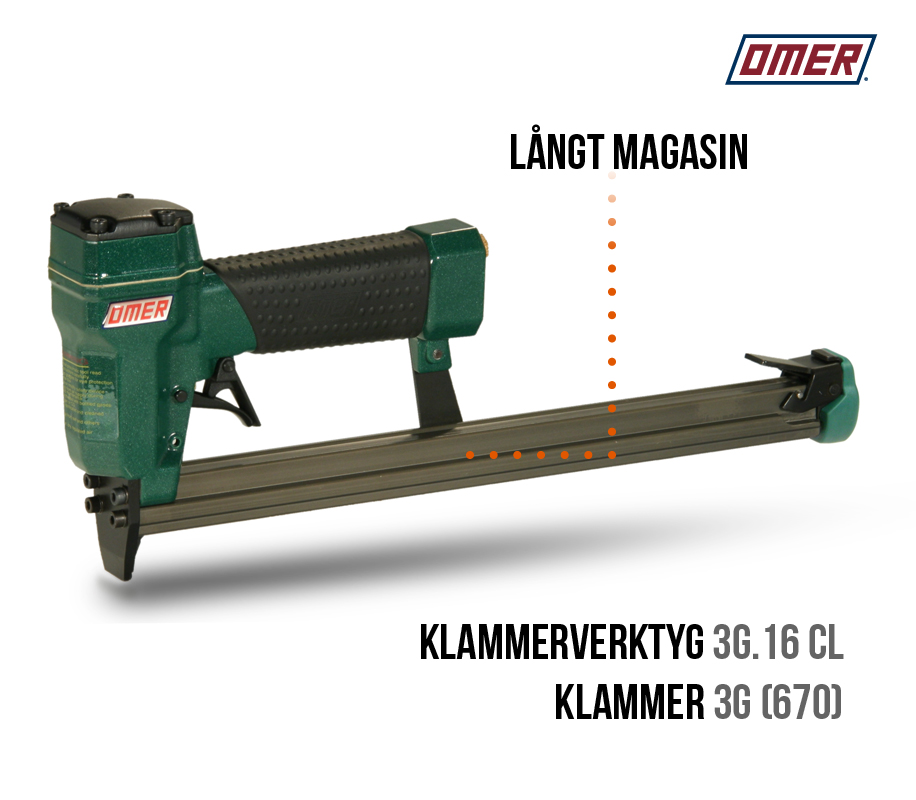 Klammerpistol 3G.16 CL - Långt magasin Klammerpistol 3G.16 CL för 670 och 3G klammer
